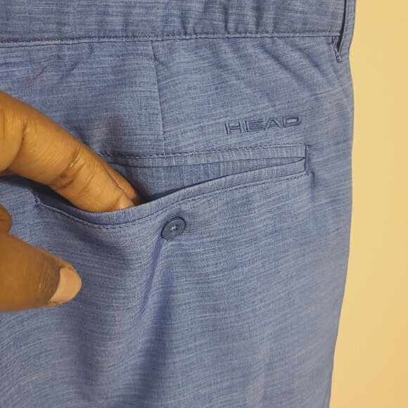 Head Golf | Men's Blue Athleisure or Sporty Golf Shorts (Size 34) - Picture 8 of 13